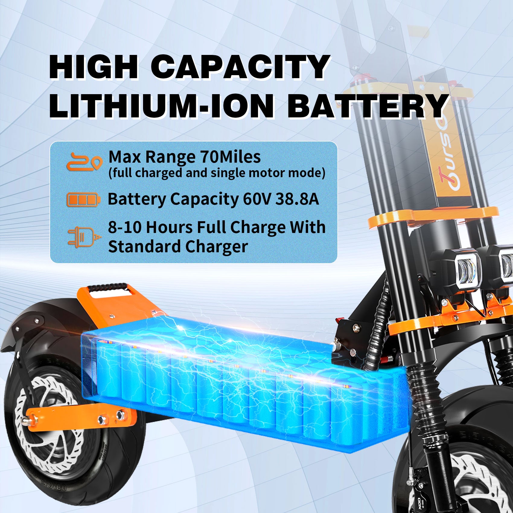 toursor escooter lithium-ion battery