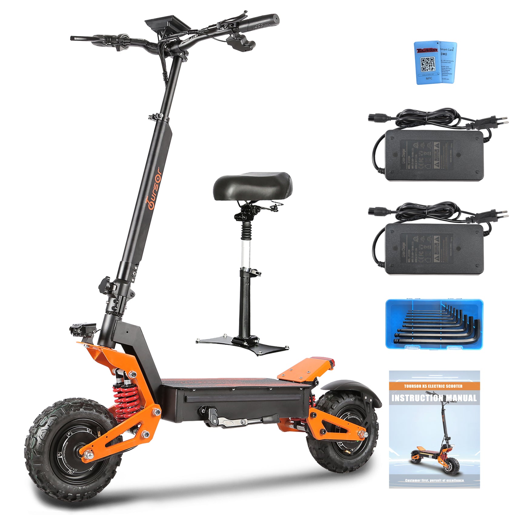 TOURSOR X5 Powerful Dual Motor City E-Scooter – TOURSOR Official Store