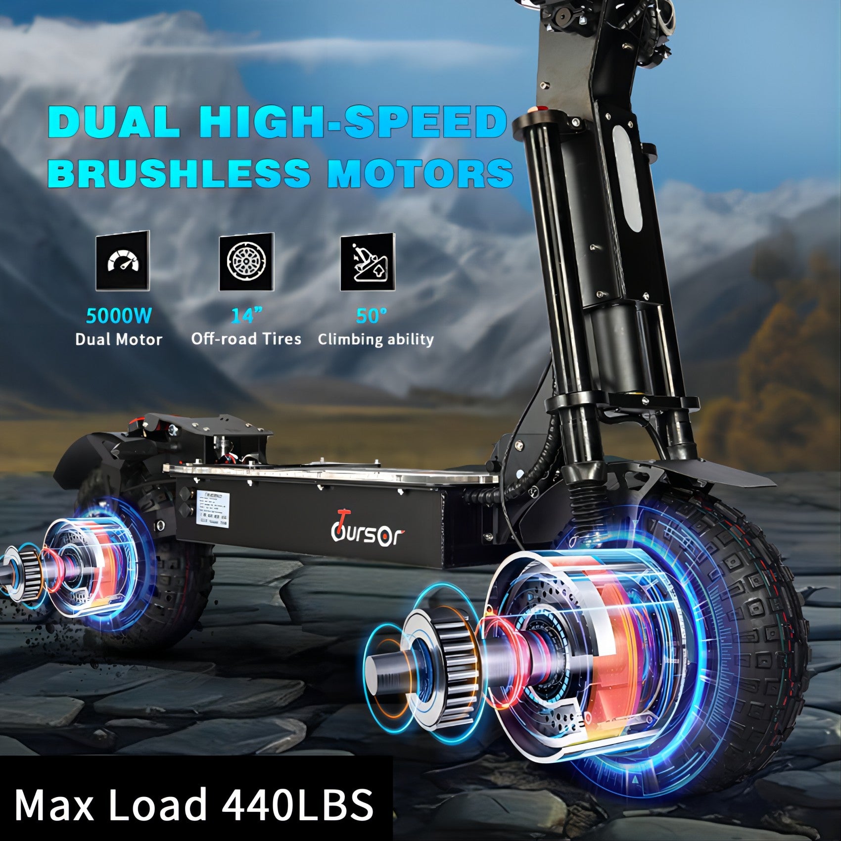 toursor 10000w dual motor